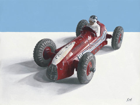 Maserati Dinky Toy Oil on Canvas