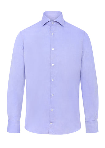 Thomas Mason Lavendar Blue Shirt
