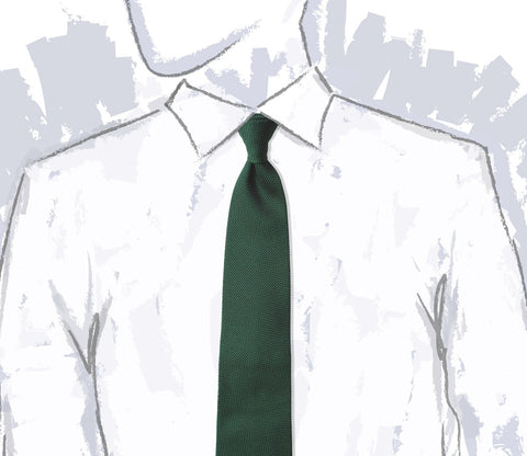 Racing Green Grenadine Tie