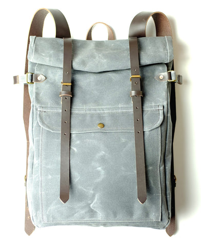 Waxed Canvas Explorer Back Pack