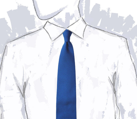 Lapis Blue Mini Grenadine Tie